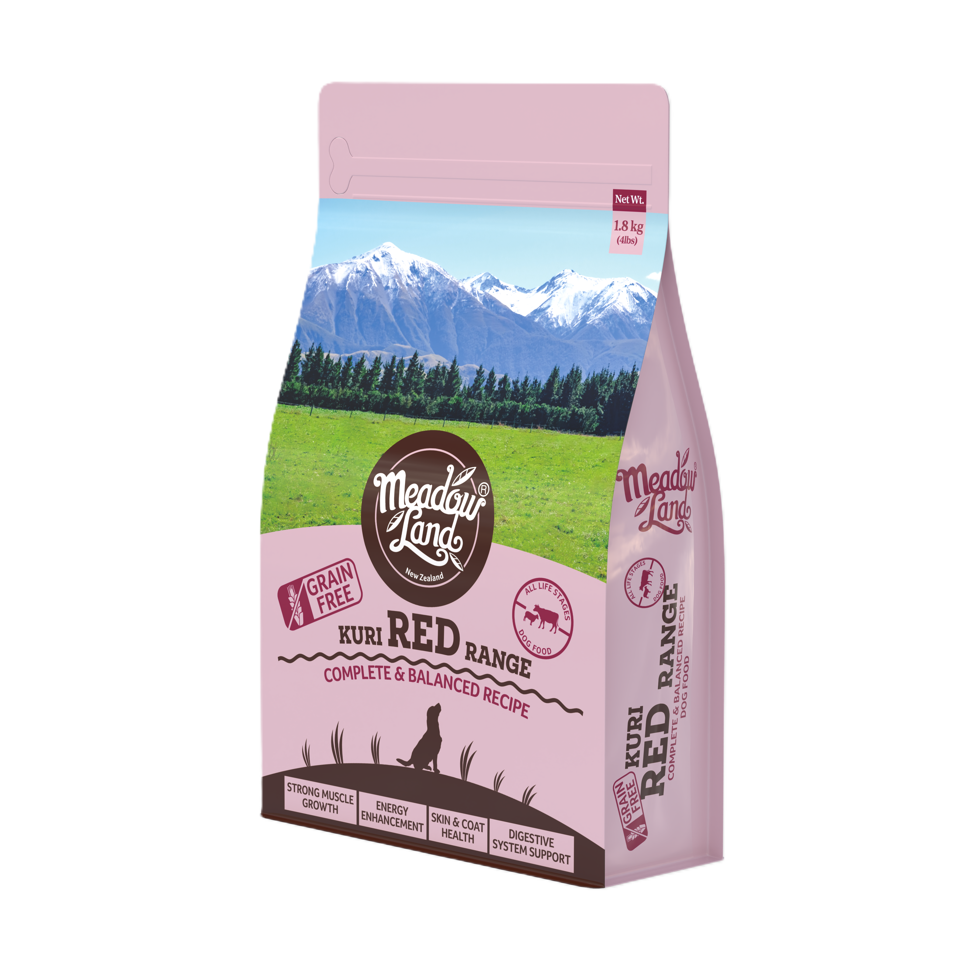 Meadowland 無穀物全犬糧 - 紅肉[牛+羊] (增肌添活力配方)