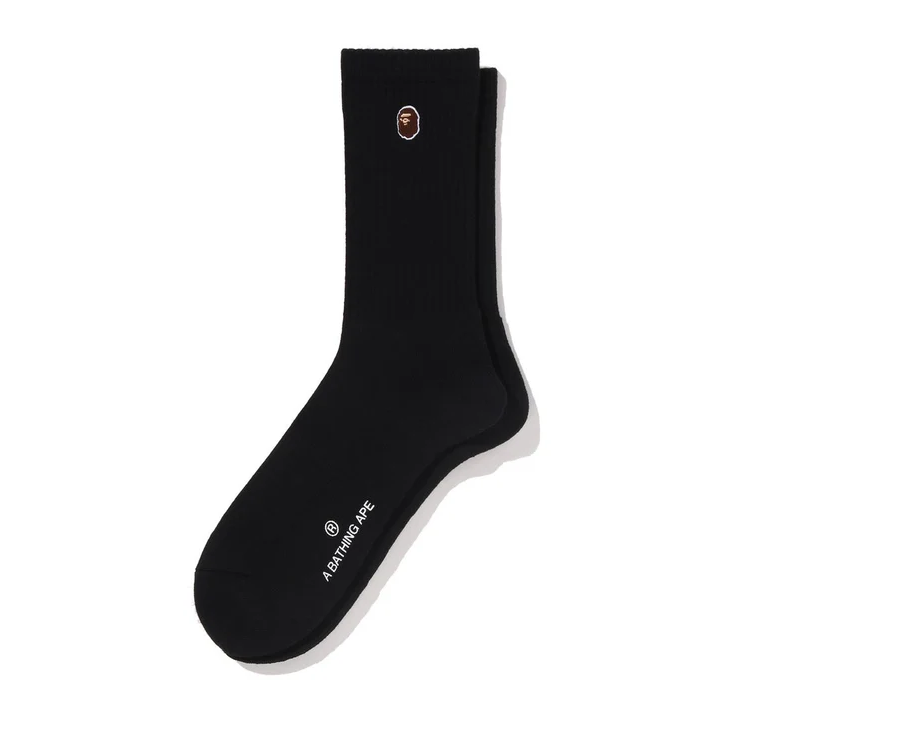 【BAPE配件】0307 發售APE HEAD ONE POINT SOCKS