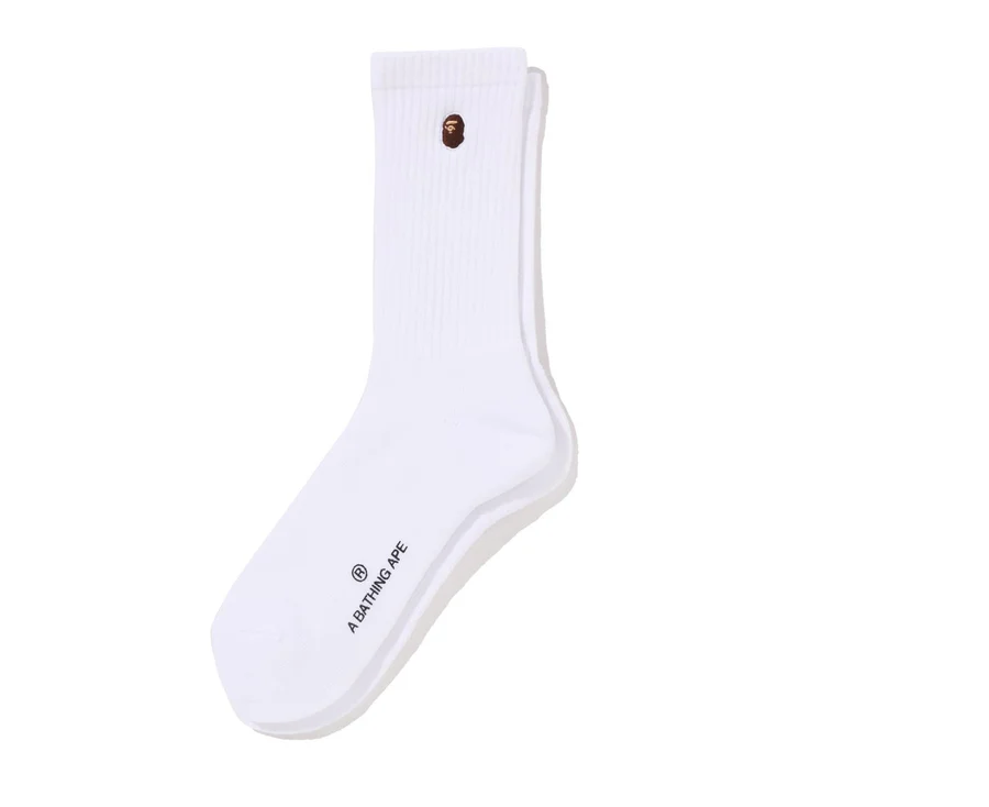 【BAPE配件】0307 發售APE HEAD ONE POINT SOCKS