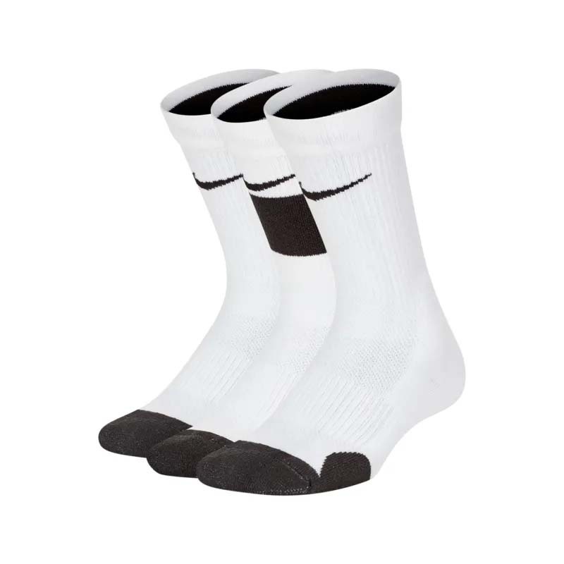 Nike Elite 兒童籃球中筒襪 三雙一入 長襪 襪子 白色 CW6063-100 [台灣現貨]