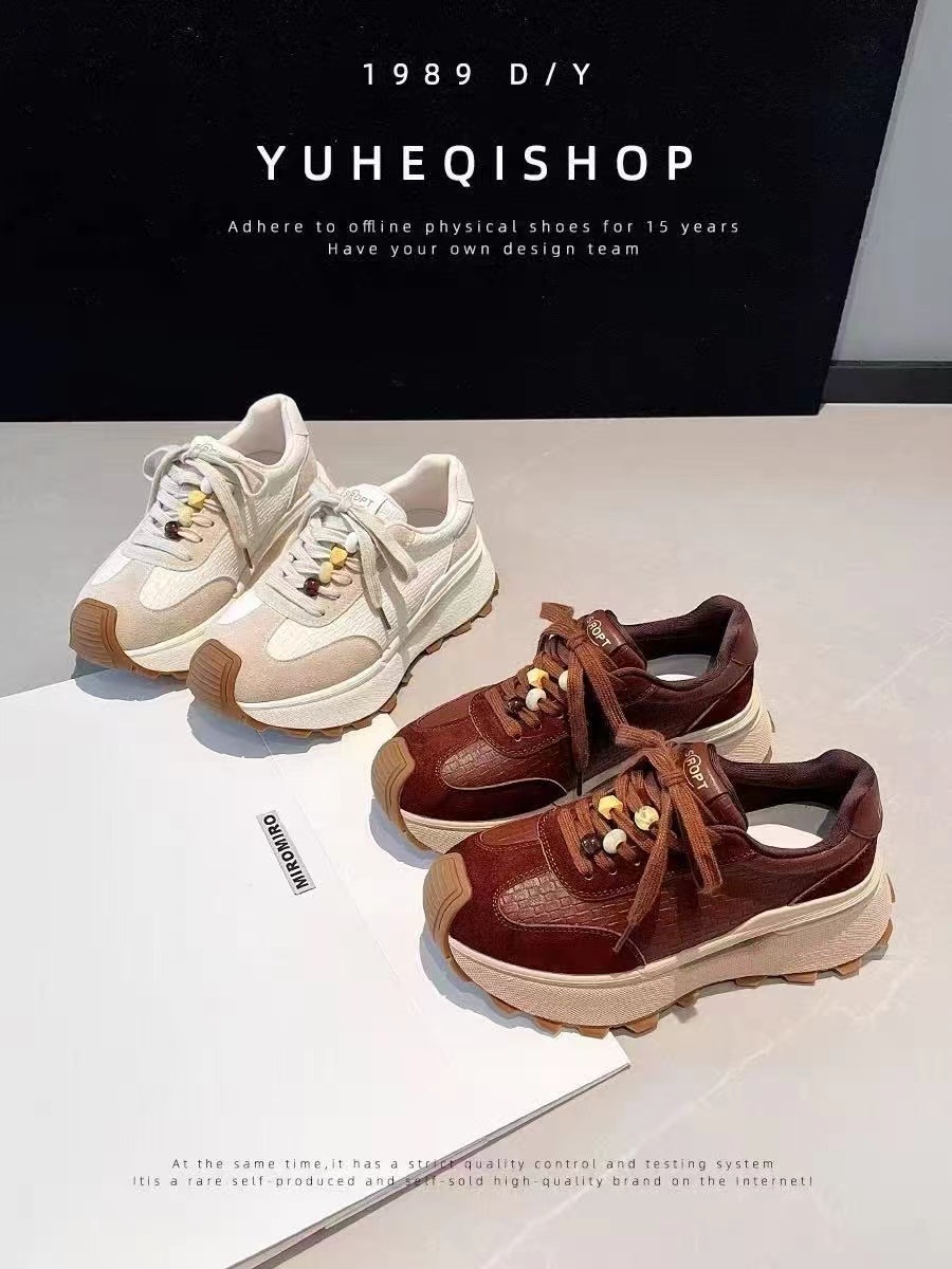 ASK 春季新款  真皮運動鞋 68102