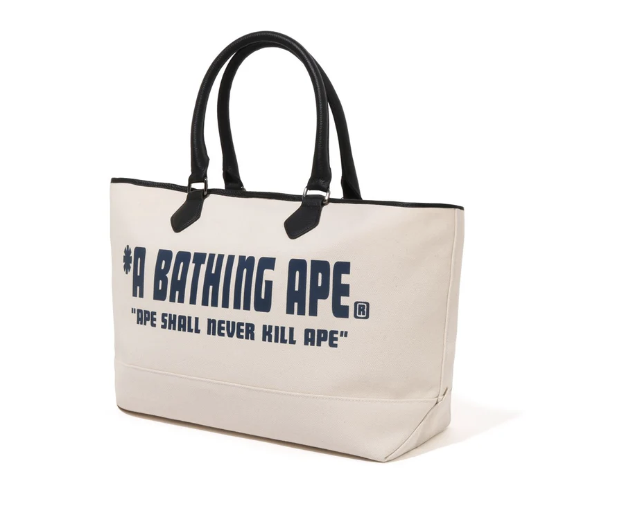 【BAPE配件】0307 發售A BATHING APE CANVAS TOTE BAG
