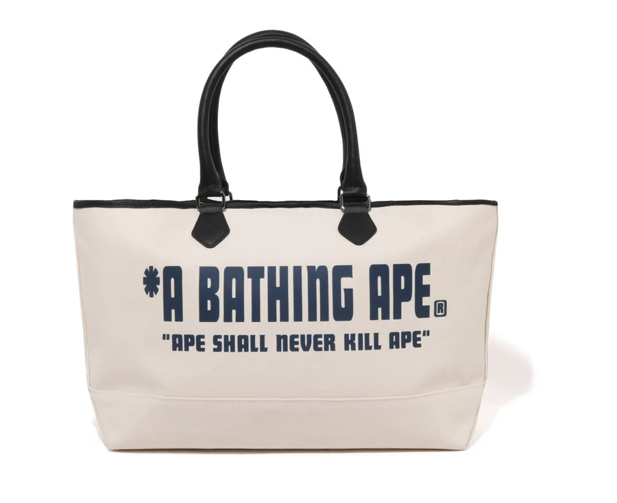 【BAPE配件】0307 發售A BATHING APE CANVAS TOTE BAG
