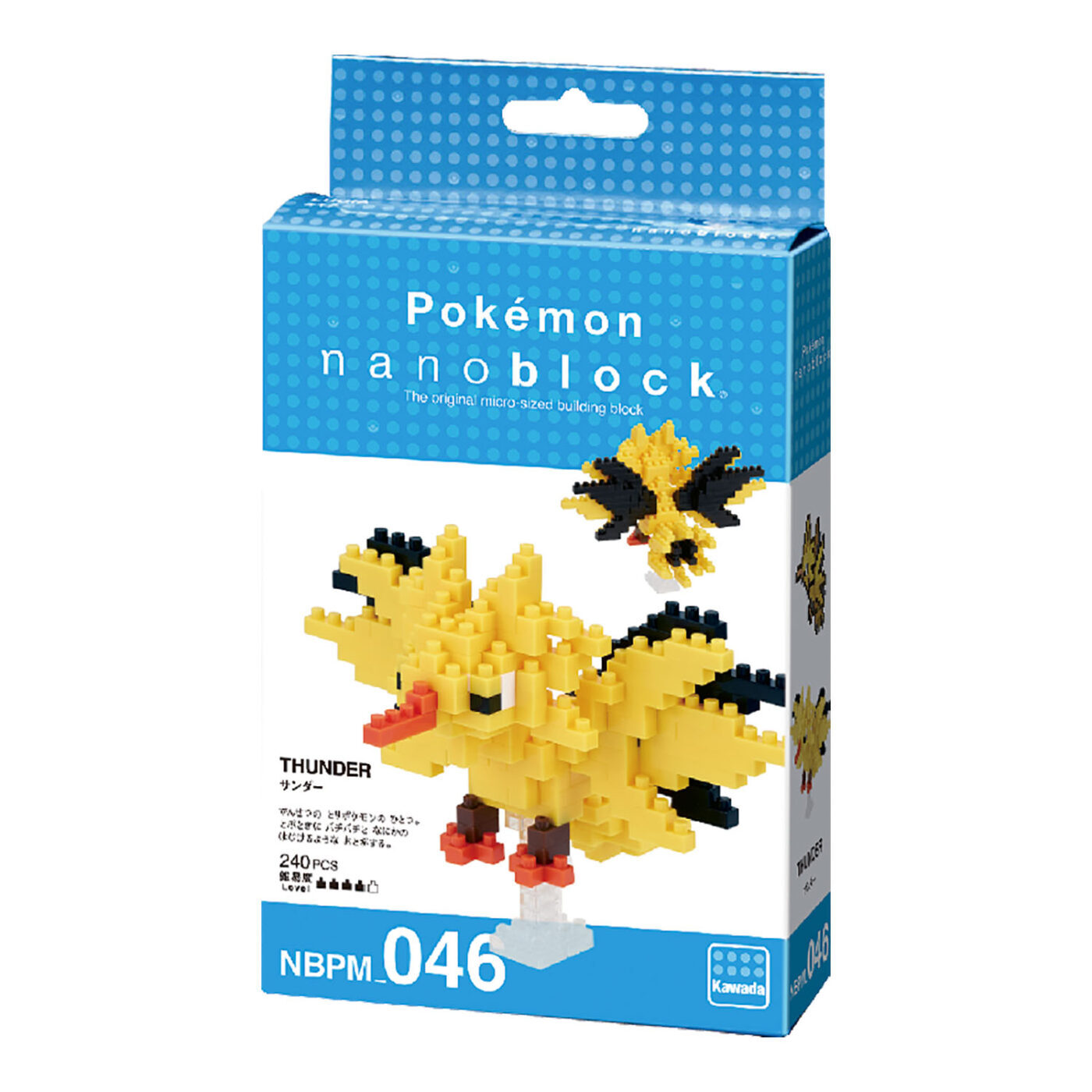 Nanoblock 迷你積木 NBPM_046 閃電鳥 寶可夢 神奇寶貝