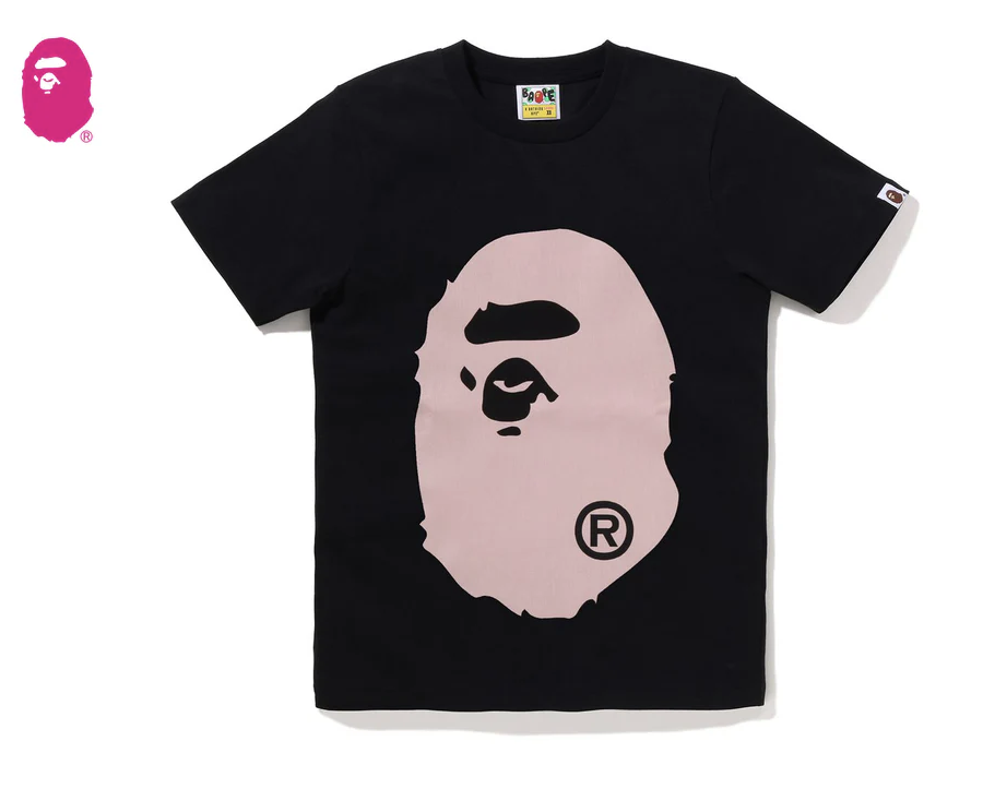 【BAPE女生】0307 發售COLOR DENIM BIG APE HEAD TEE