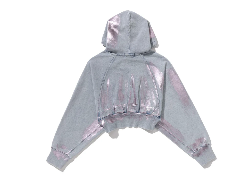 【BAPE女生】0307 發售FOIL WASHED ONE POINT PULLOVER HOODIE