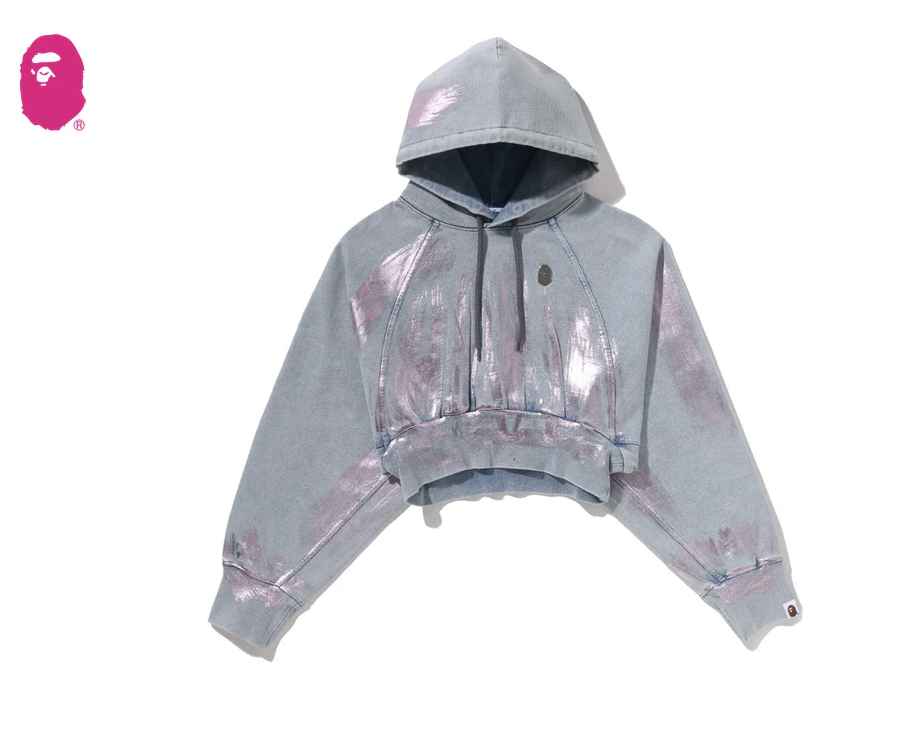 【BAPE女生】0307 發售FOIL WASHED ONE POINT PULLOVER HOODIE