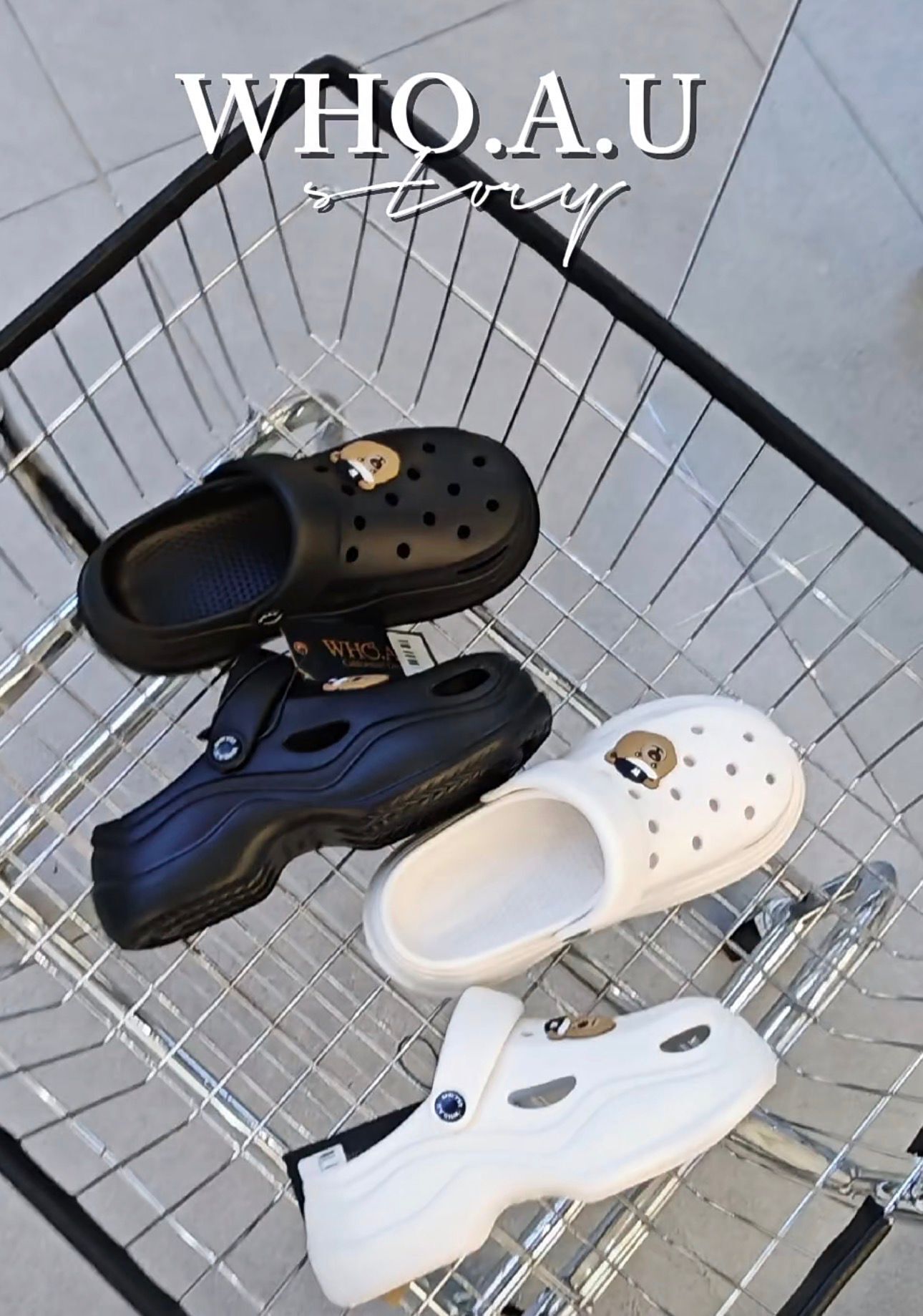 【直播】Who.A.U LX030541 Steve 洞洞鞋