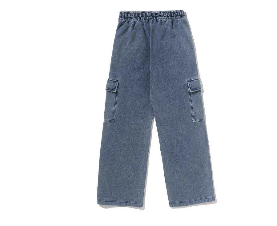 【BAPE女生】0307 發售INDIGO STRAIGHT SWEAT PANTS