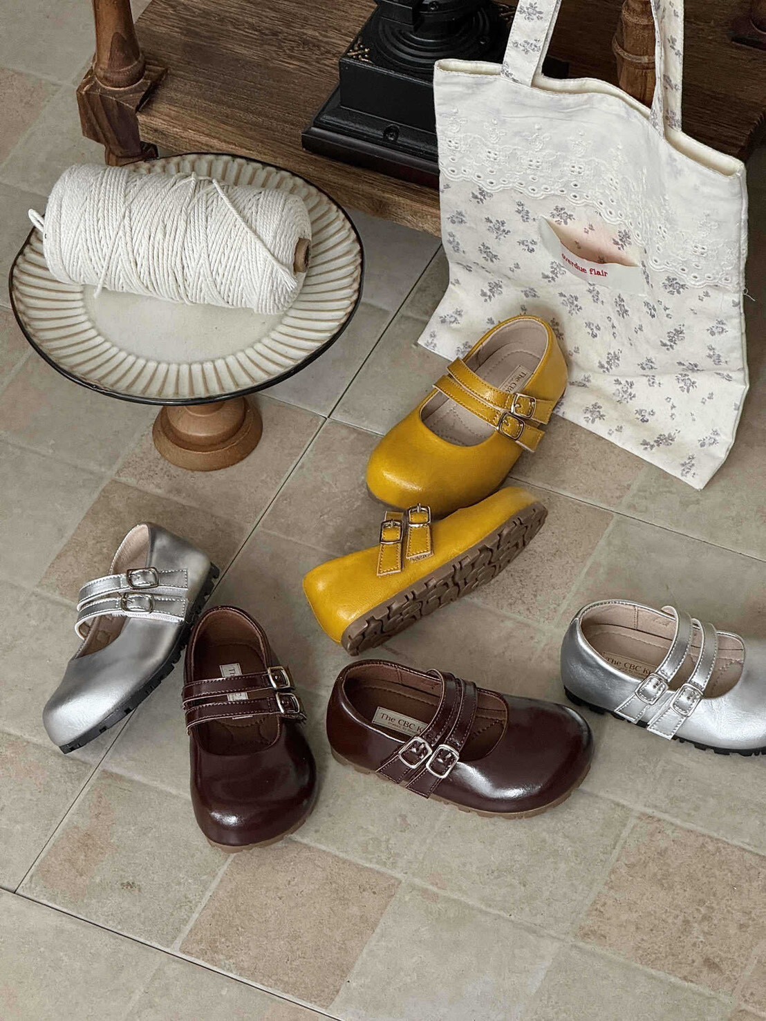 2026公主必備 ꕀ 金屬色皮革軟底鞋