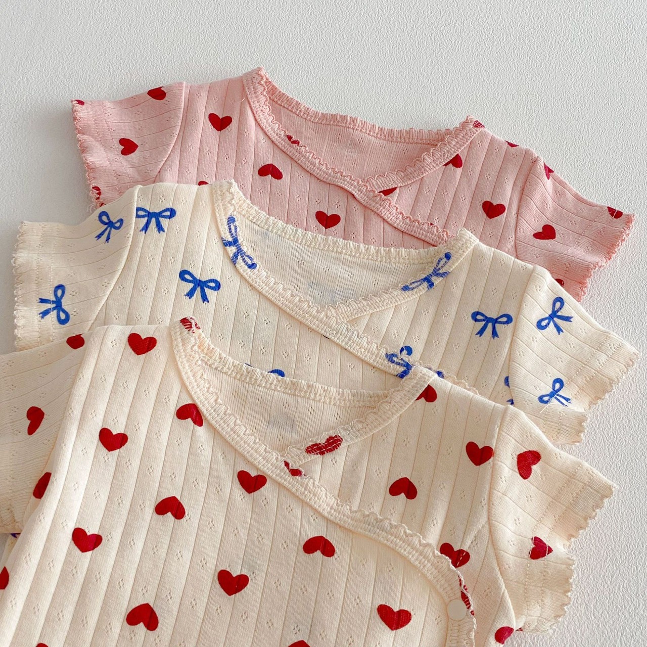 可愛側開式包屁衣