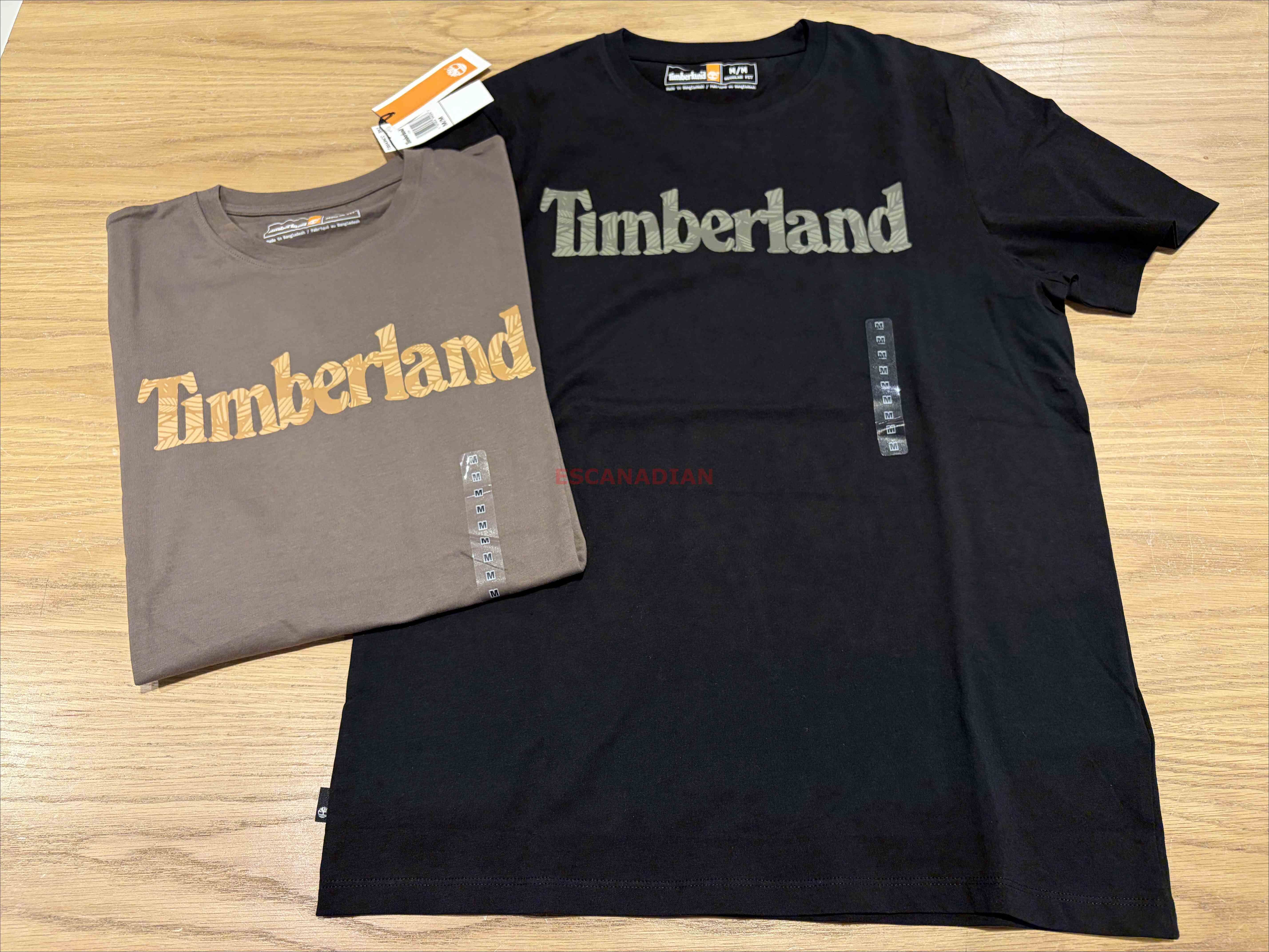 Timberland 大人 迷彩字樣  短TEE (2色)