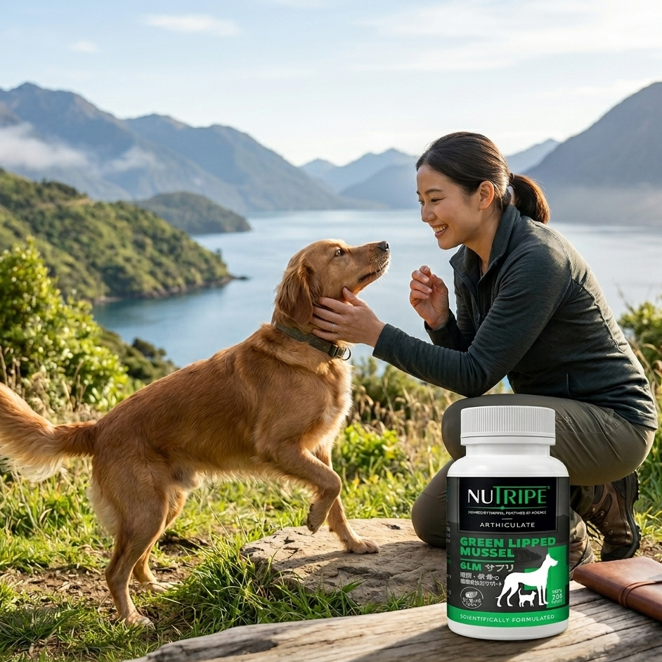 (紐西蘭製造 日本直送) NUTRIPE 綠唇貽貝全效關節保健品 貓狗適用 (膠囊)