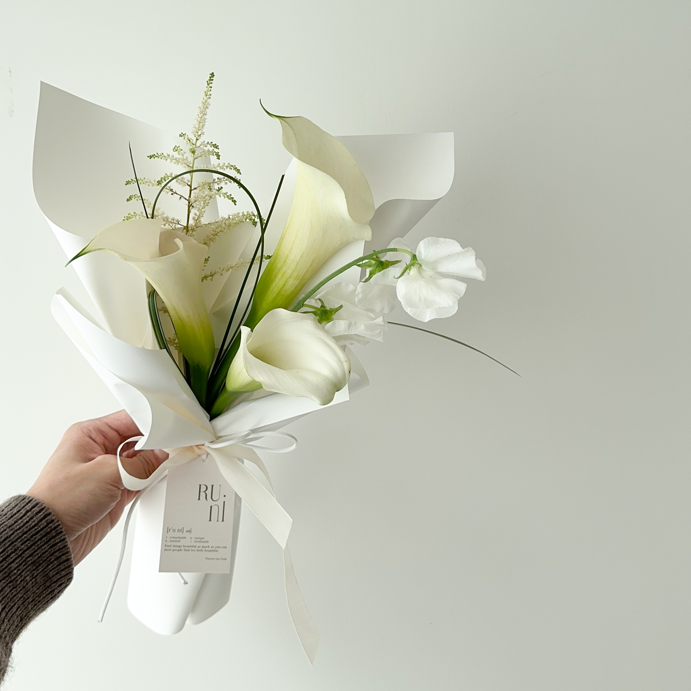 芙羅流光-海芋綜合鮮花花束