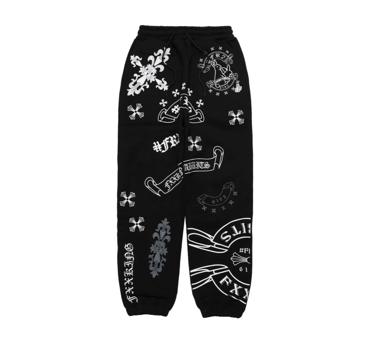 【#FR2】3月連線更新 Cross Rabbits Multi Logo Sweat Pants