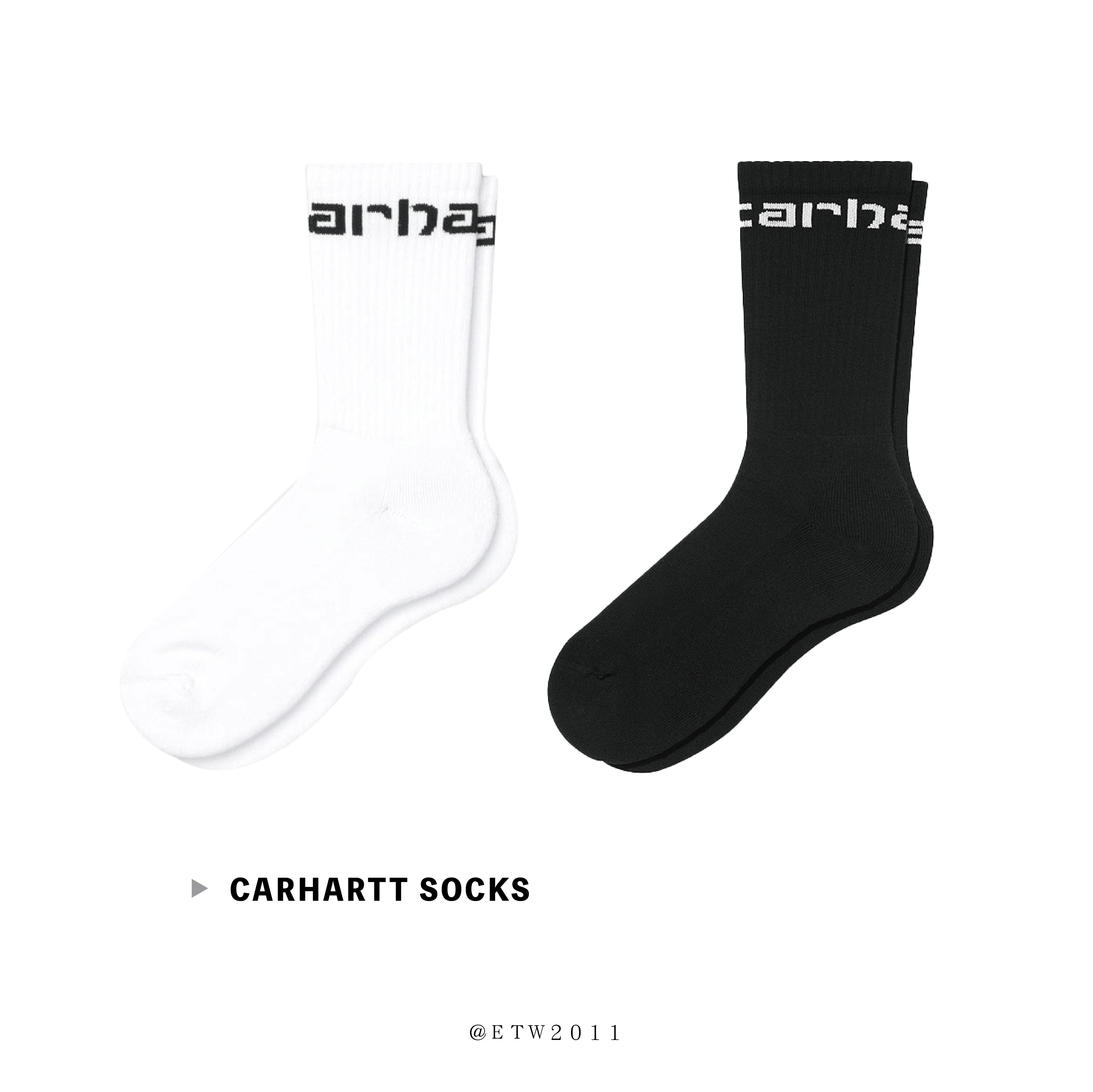 ☆ETW☆【EASY TO WEAR】CARHARTT WIP SOCKS 襪 白