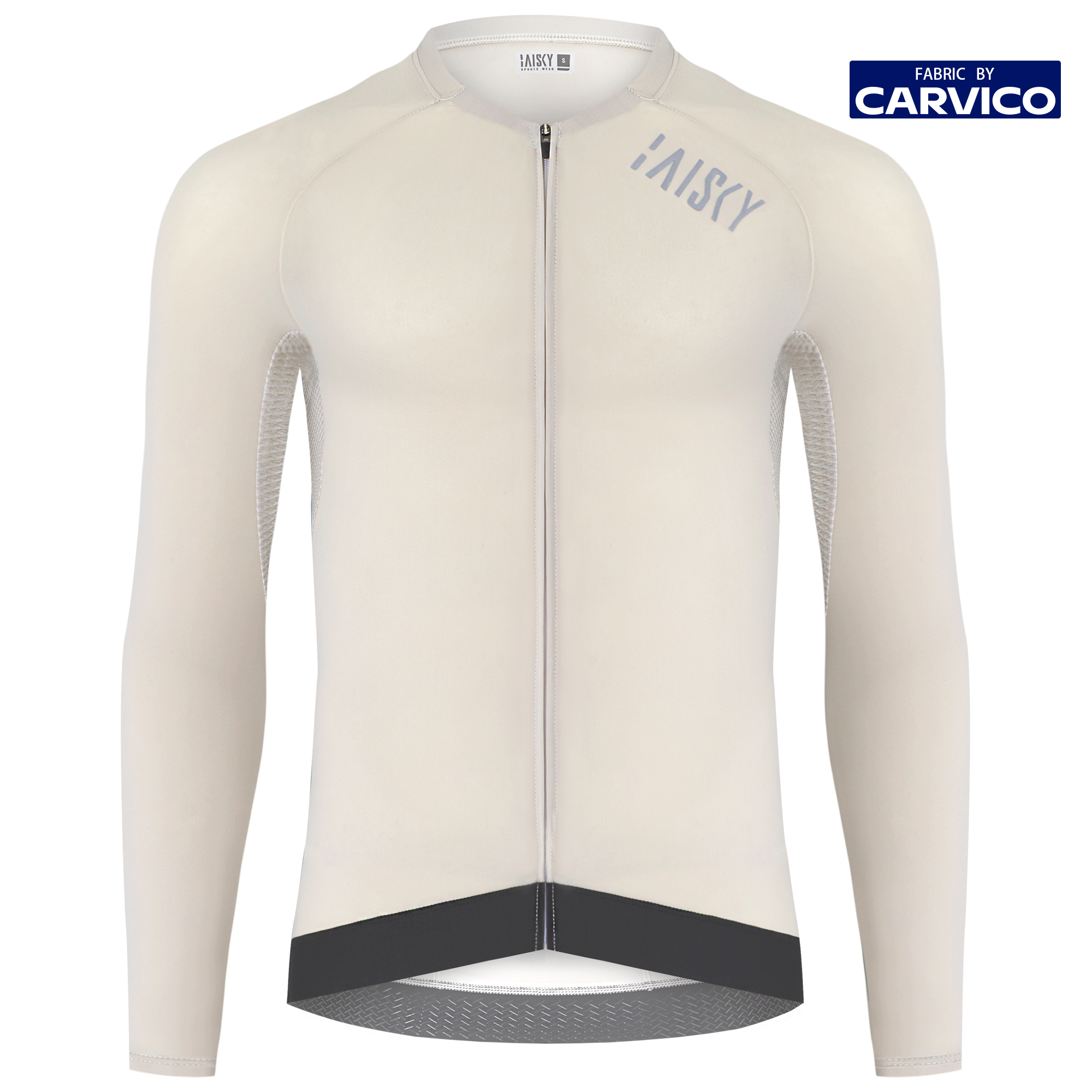 男款空力薄款長車衣 精煉 米杏