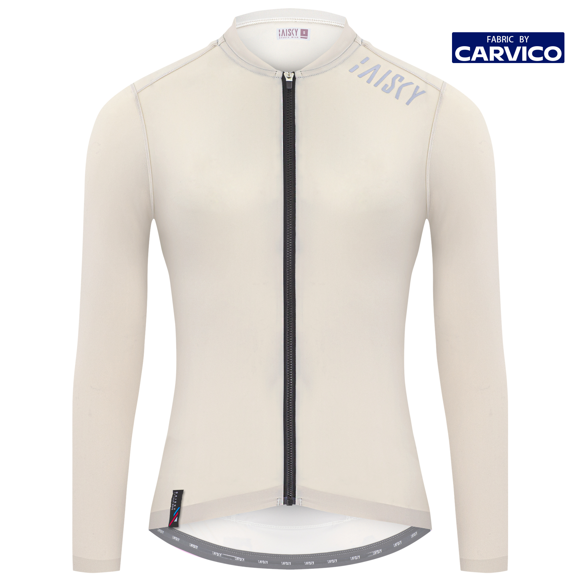 女款空力薄款長車衣 精煉 米杏