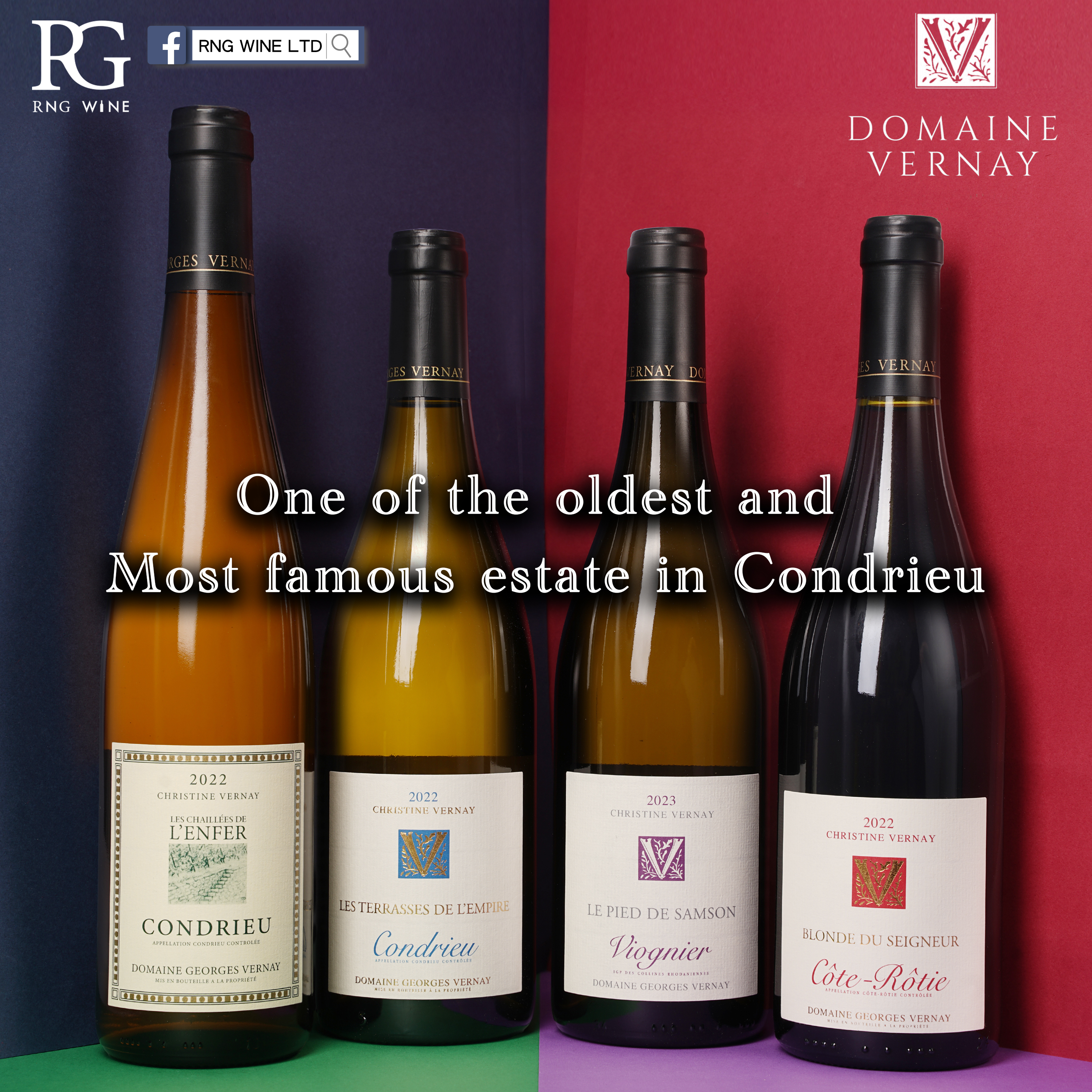 Georges Vernay Cote Rotie La Blonde du Seigneur 2022 (RP93)