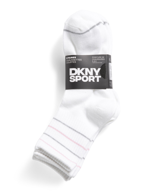 【預購】DKNY H030605 6 雙裝中筒低領運動襪