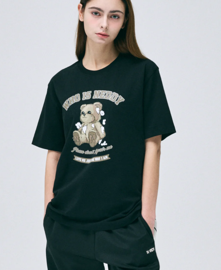 韓國代購 NERDY Who Is Neddy S/S T-Shirt NE05