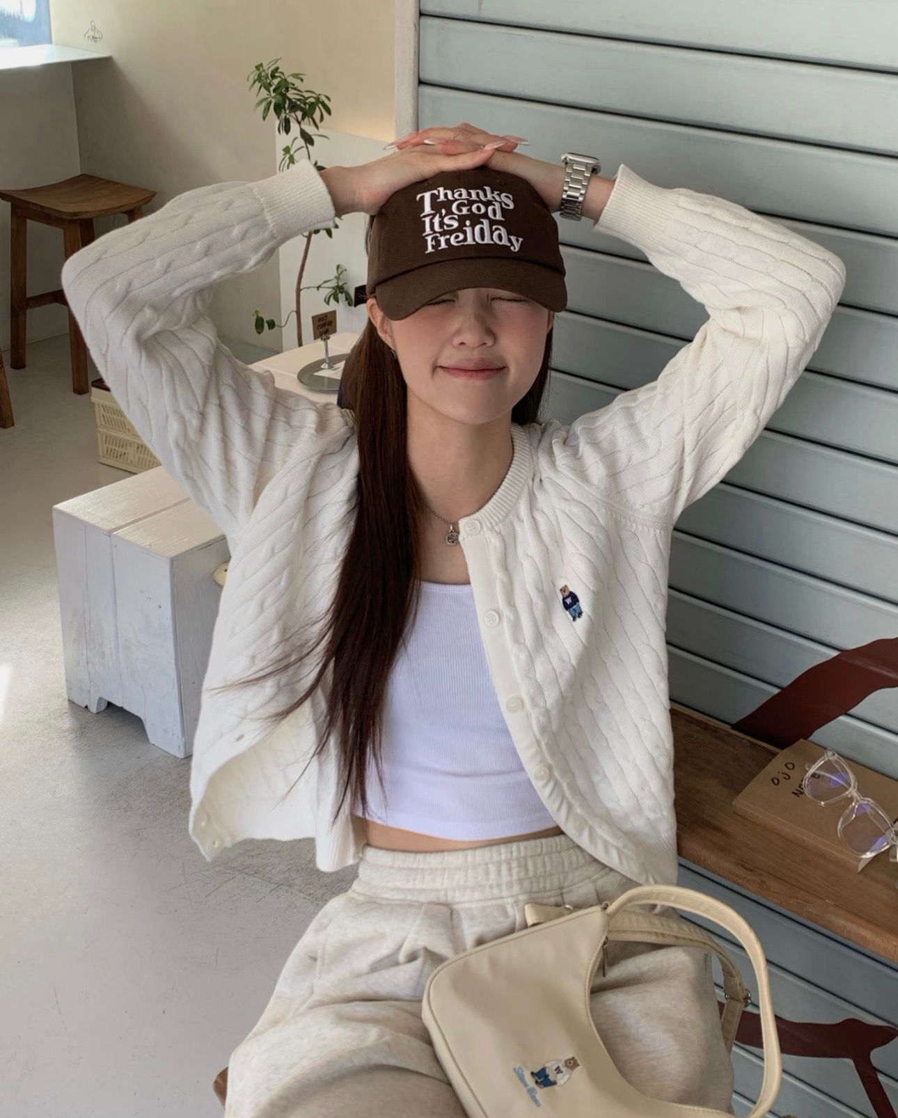 【直播】Who.A.U LX030534 Steve 麻花針織開襟外套