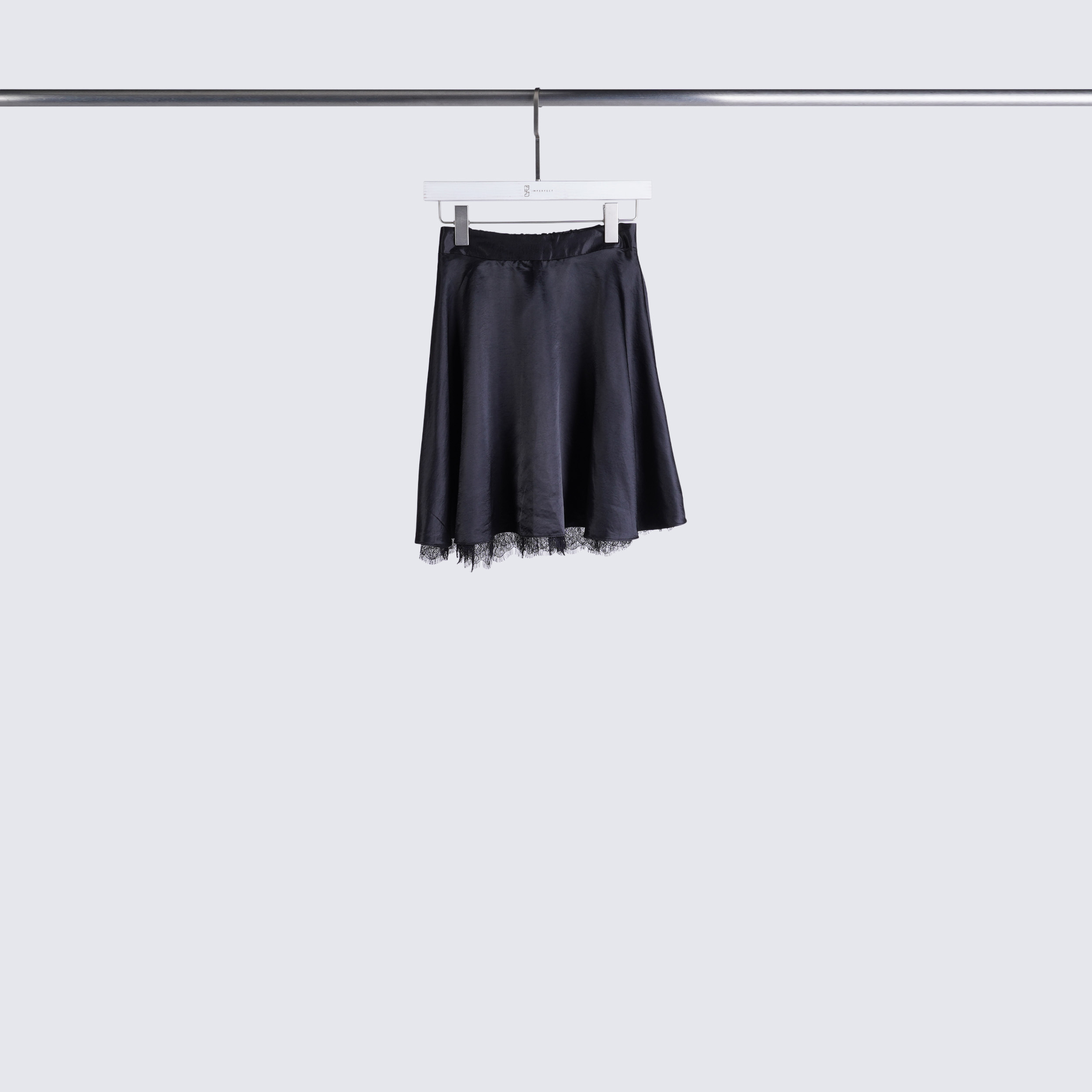 質感蕾絲短裙 | 高級黑