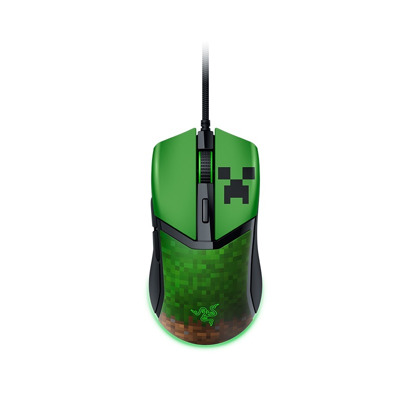 Razer 雷蛇 Cobra眼鏡蛇 有線電競滑鼠Minecraft Edition/RZ01-04650200-R3M1