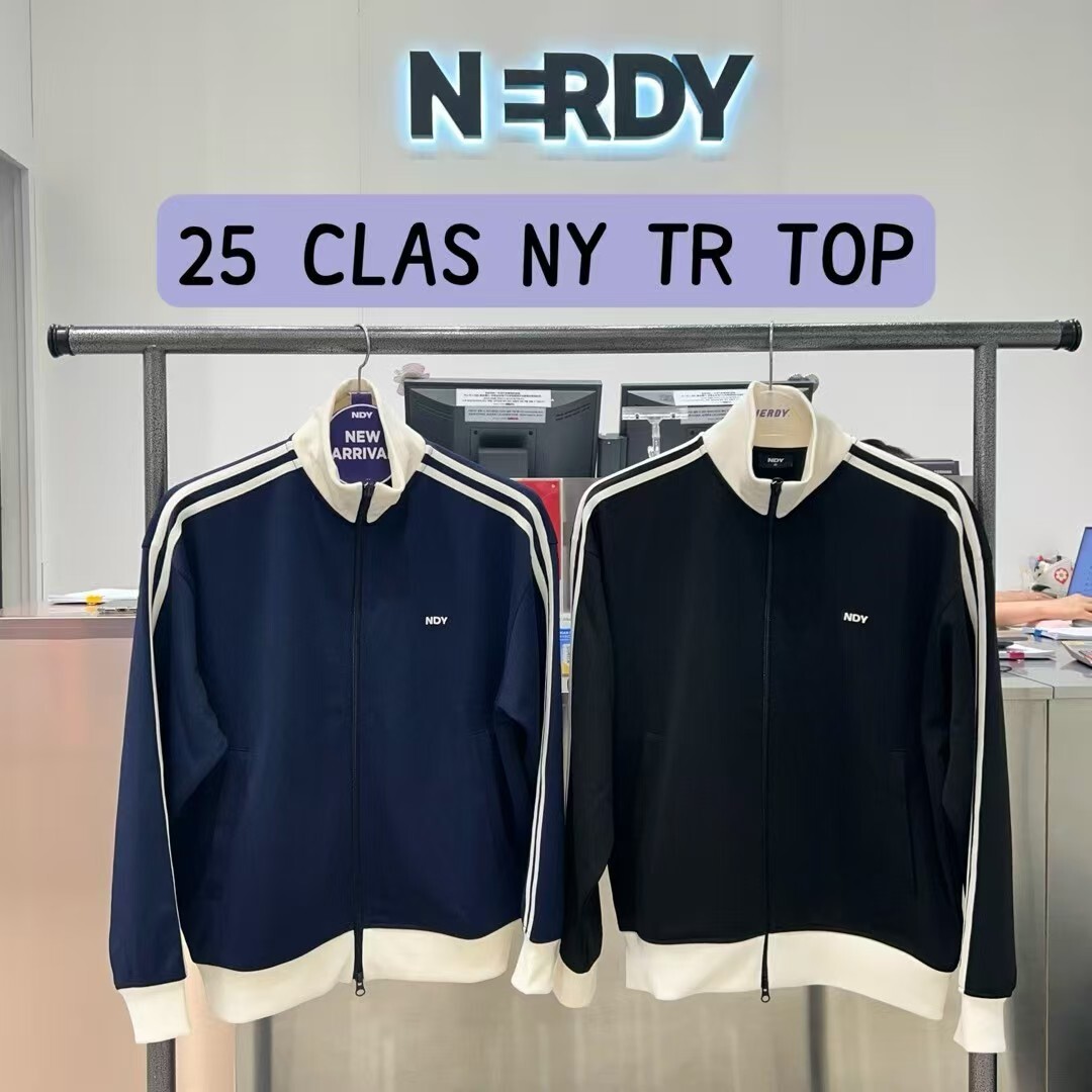 韓國代購 NERDY Classic NY Sweat Track Top NE10