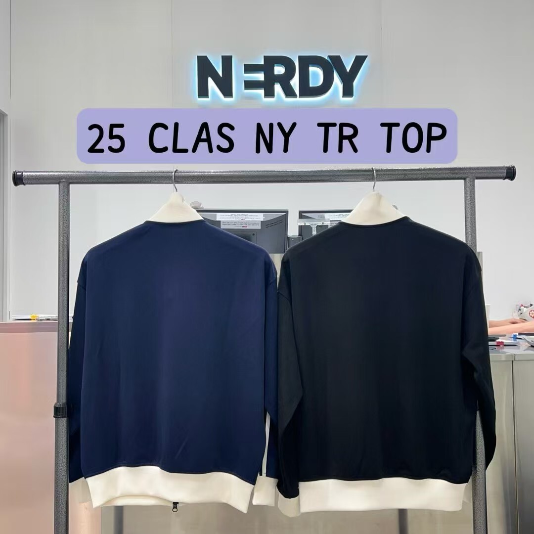韓國代購 NERDY Classic NY Sweat Track Top NE10