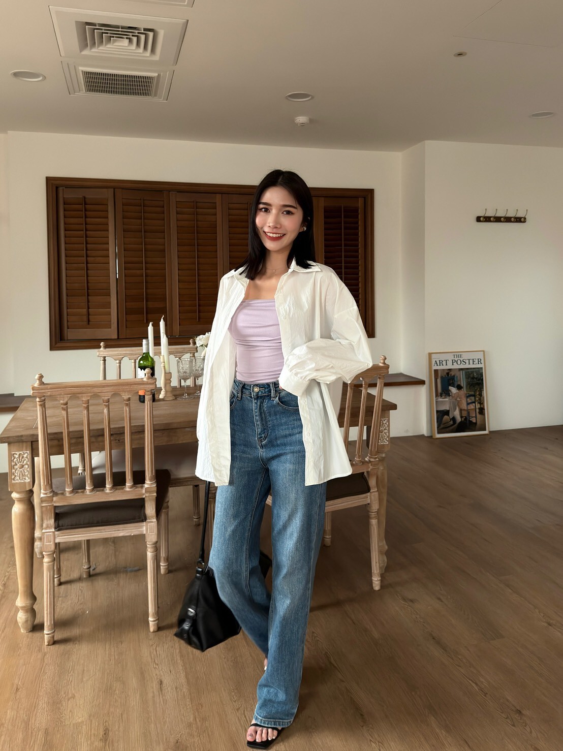 基本百搭素面襯衫