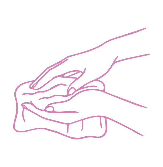 豐傑護手霜用法step1：洗手後擦乾