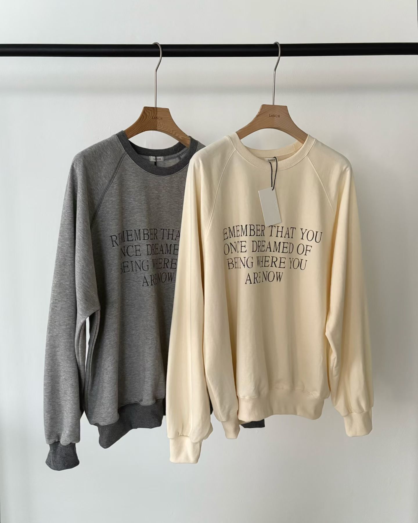 PE6012 插肩字母衛衣