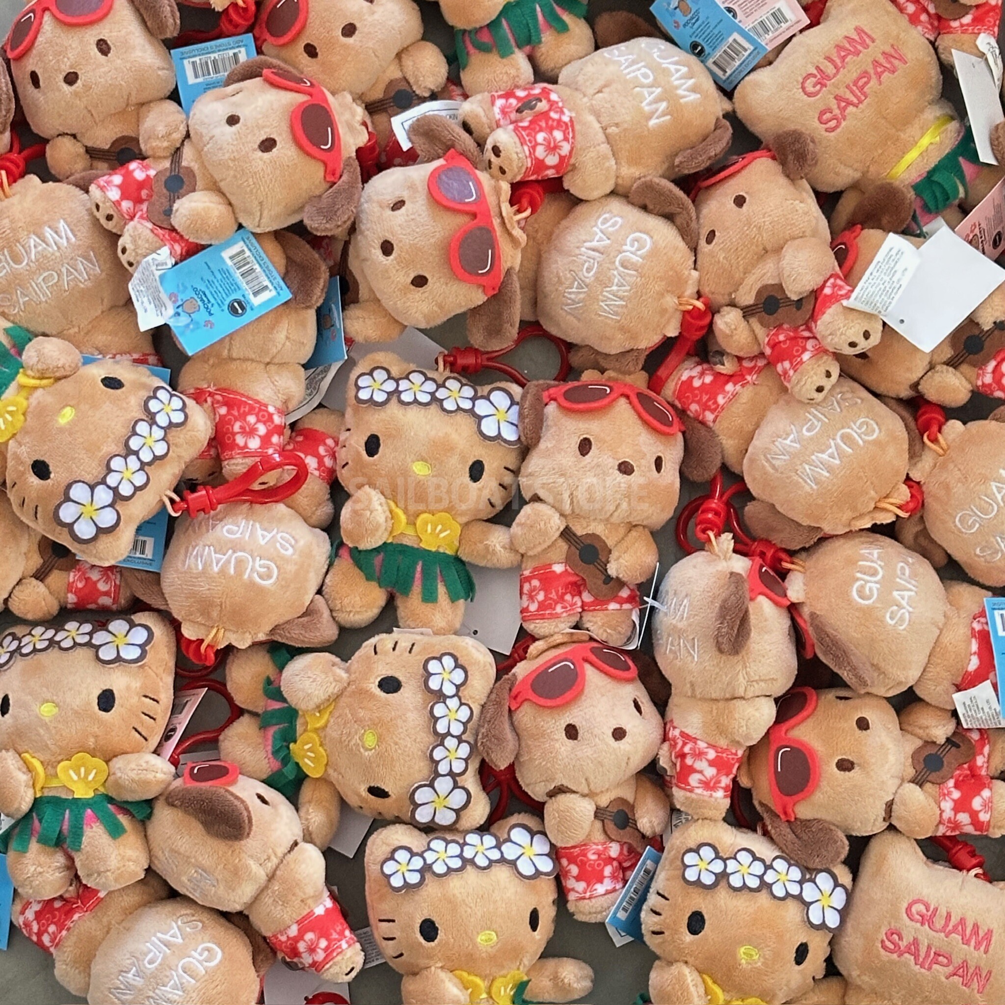 #預購 🇯🇵日本 關島限定 夏威夷 曬黑三麗鷗 吊飾娃娃 sailboat