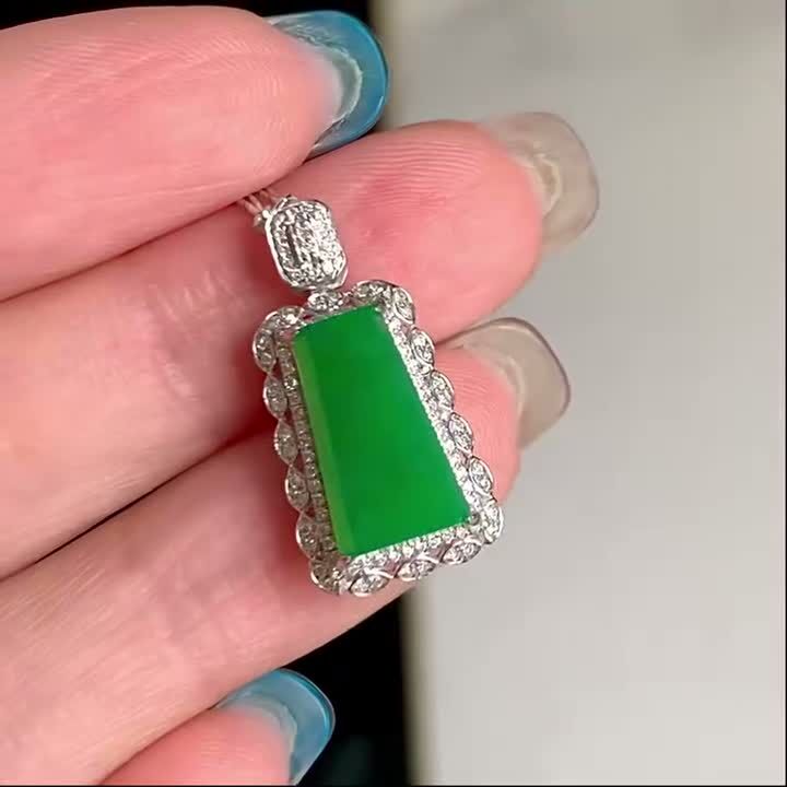 翡翠無事牌,天然翡翠A玉, 緬甸玉, Jade, Jadeite