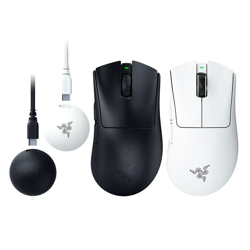 Razer 雷蛇 煉獄奎蛇 DEATHADDER V4 PRO 無線滑鼠   黑色/RZ01-05330100-R3A1  白色/RZ01-05330200-R3A1