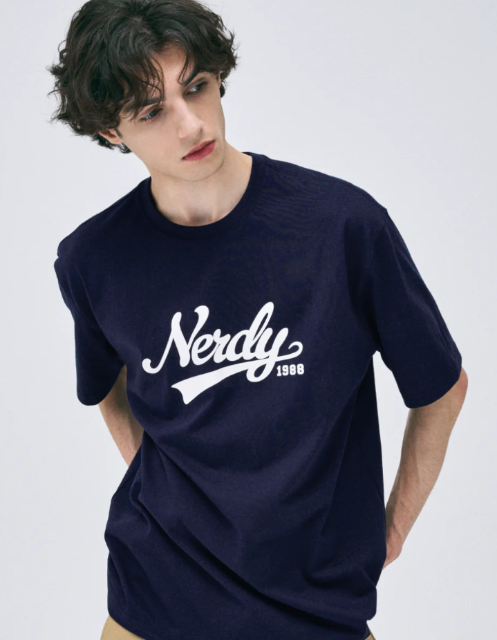 韓國代購 NERDY Varsity Logo S/S T-Shirt NE12