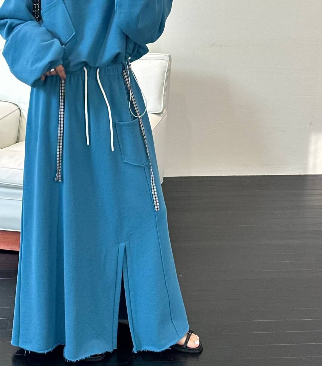 LA口袋下抽繩衛衣