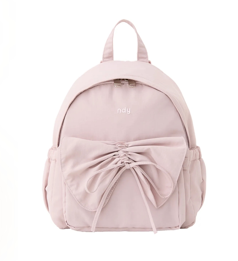 韓國代購 NERDY Ribbon Shirring Mini Backpack NE14