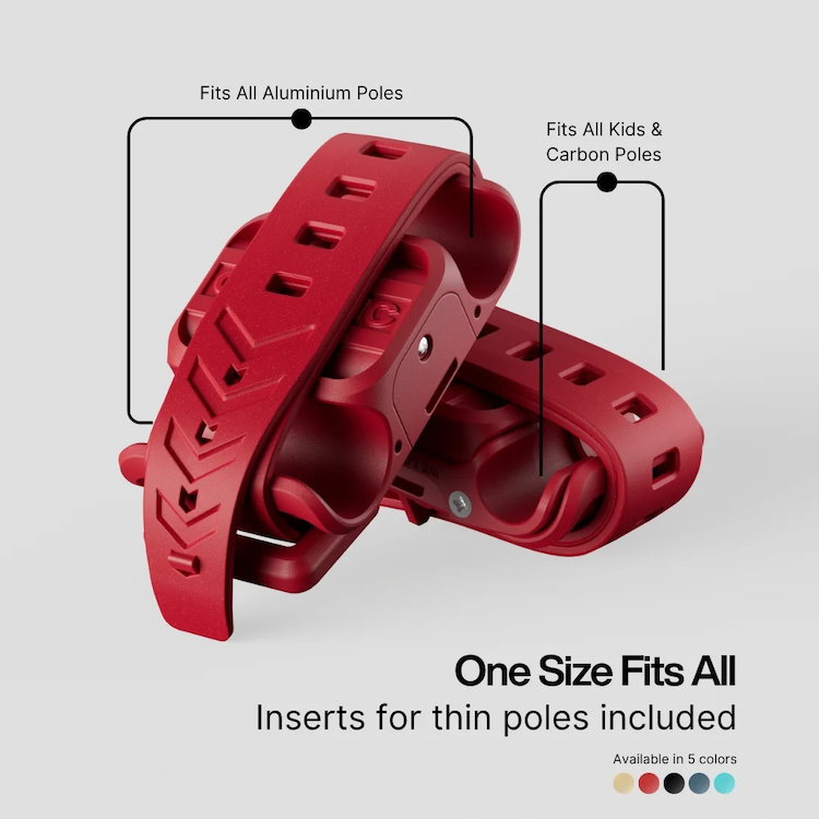 【CLIPSTIC • Plus】雙板滑雪板滑雪杖固定夾_Ski & Pole Carrier Strap