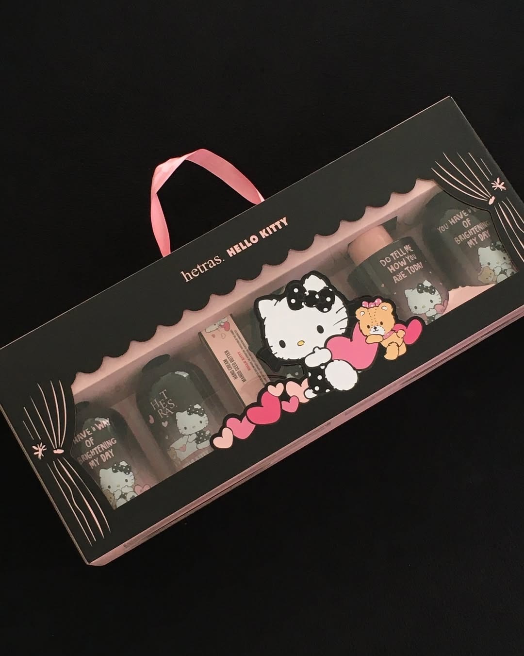 【預購】韓國 hetras. x HELLO KITTY 限量聯名款 卡夾 擴香 香氛 泡泡 保濕 洗手慕斯 護手霜 禮盒組