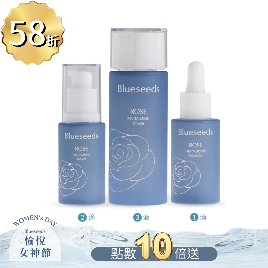 【現折➘$2160 銷售NO.1】白天晶透 321 晨曦玫瑰煥顏臉部保養 3 入組｜柳燕老師示範