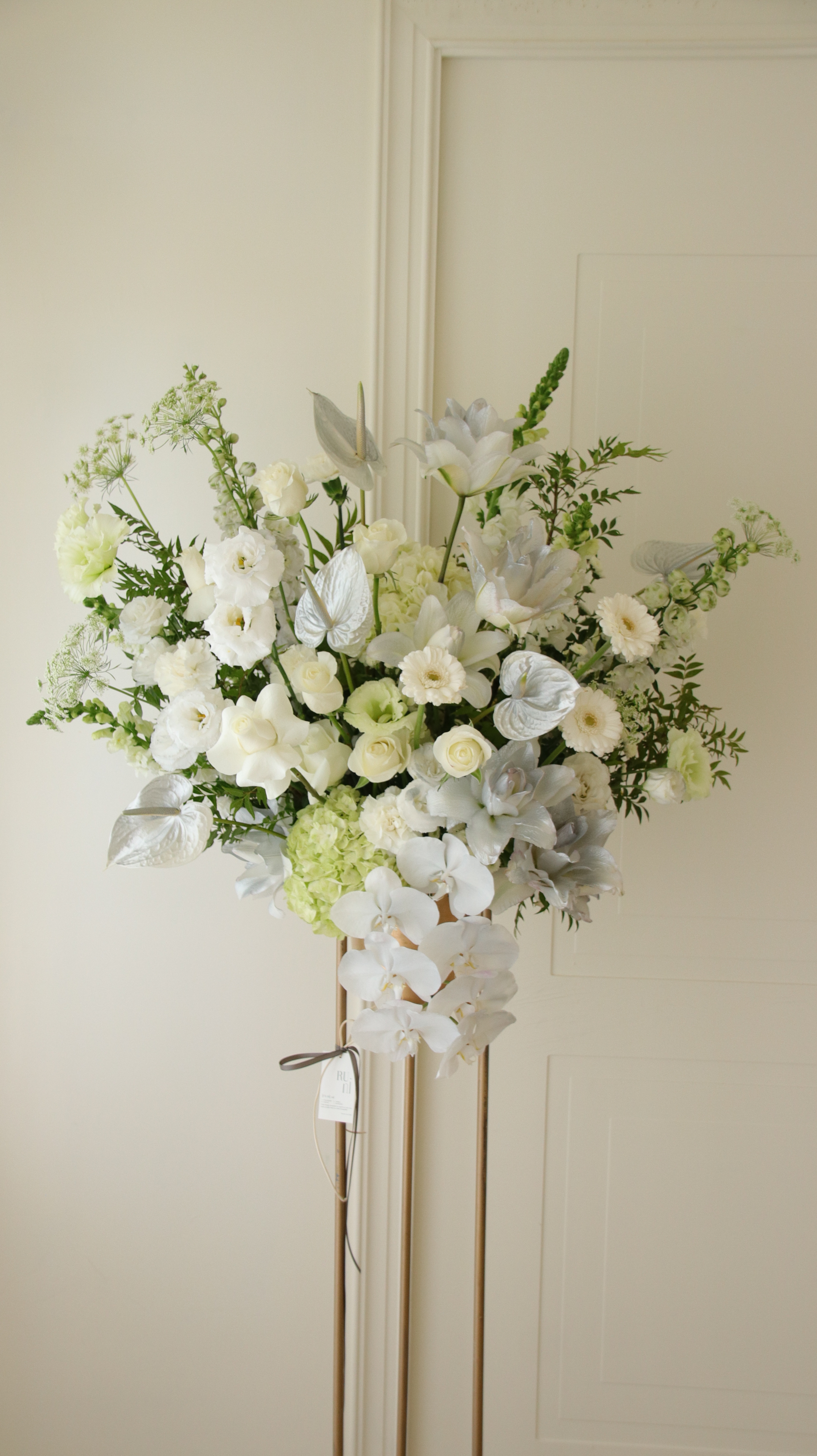 RUNI Flowers-高架花 銀白色系