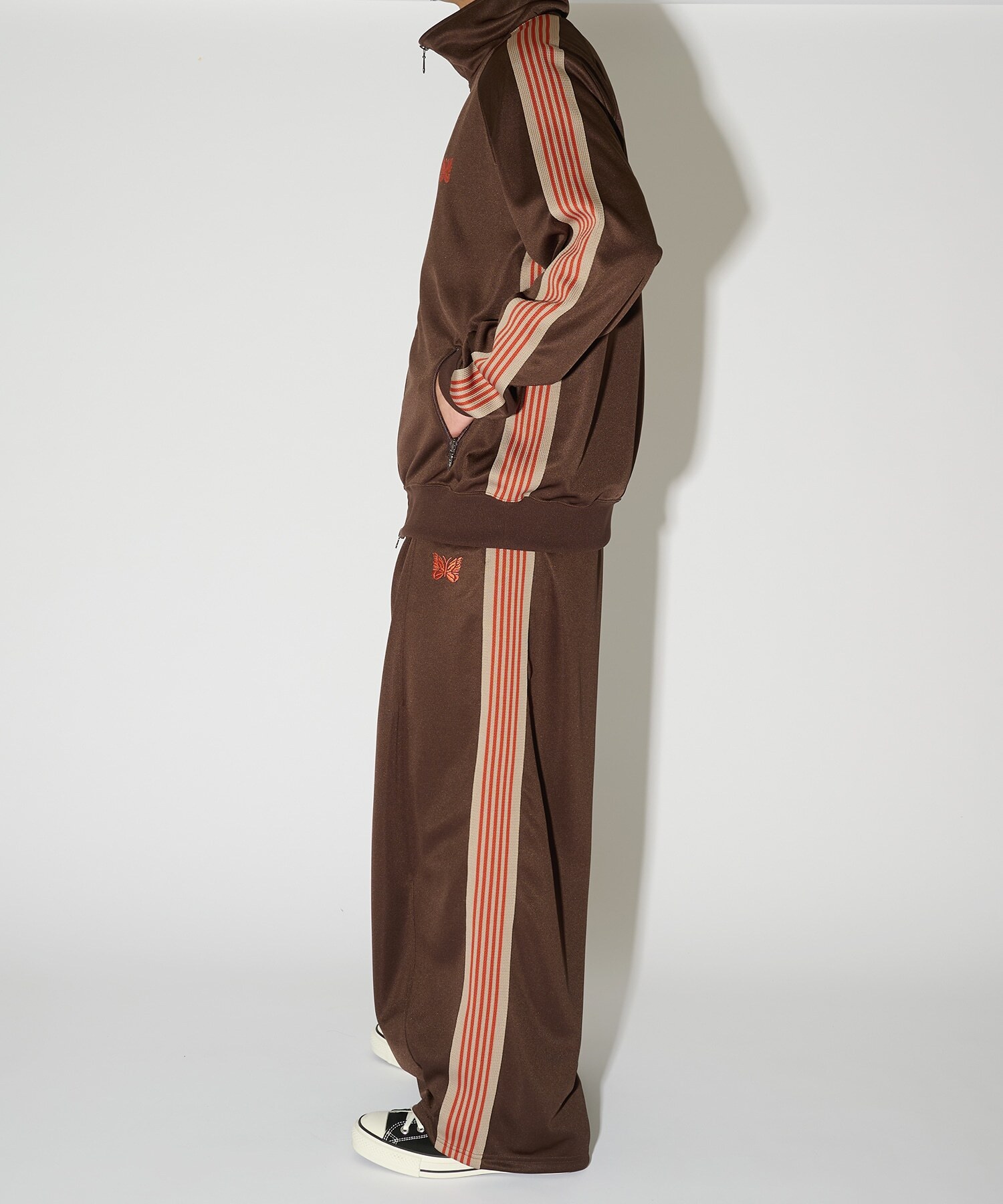 < NEEDLES聯名>  日本 限定 studious 別注 尼龍 Track Jacket 運動 外套 兩色