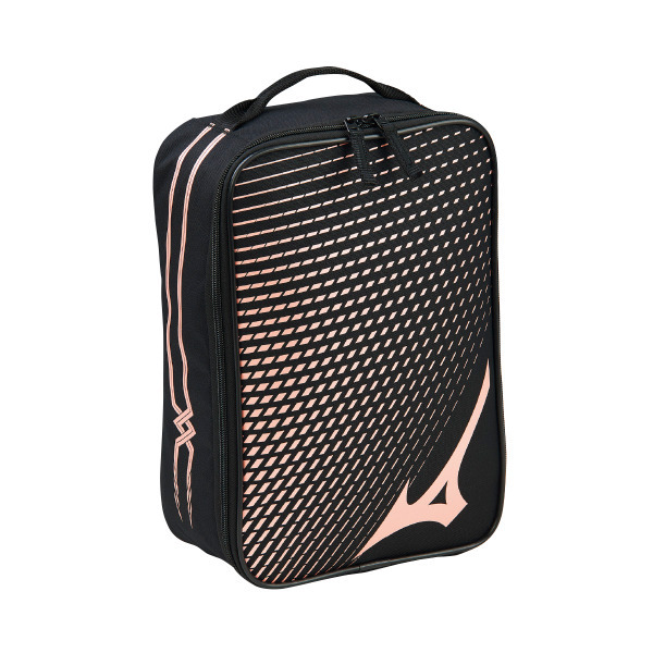 MIZUNO 鞋袋（黑粉色）