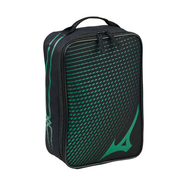 MIZUNO 鞋袋（黑綠色）