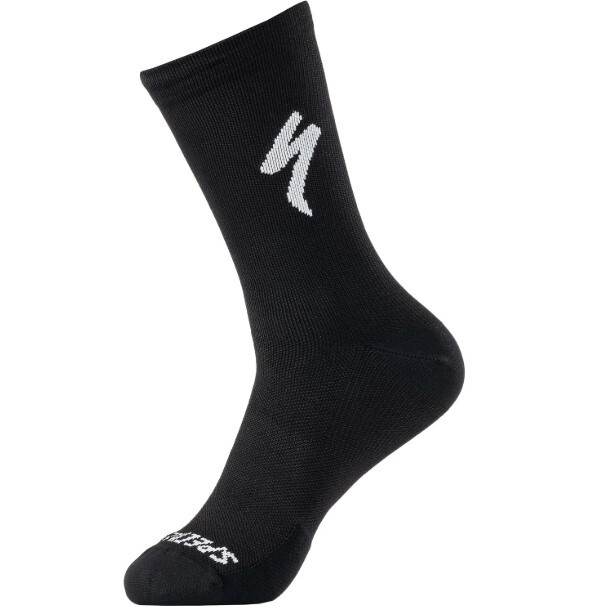 【SPECIALIZED】 單車襪 SOFT AIR TALL 黑/白 男款