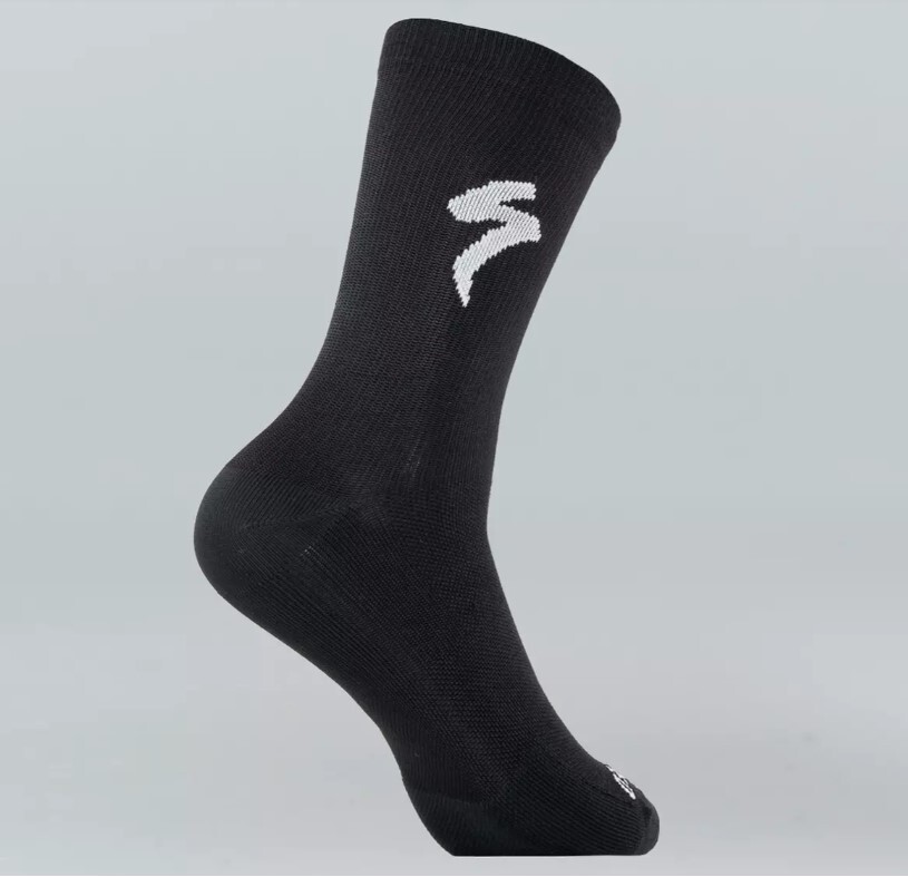 【SPECIALIZED】 單車襪 SOFT AIR TALL 黑/白 男款