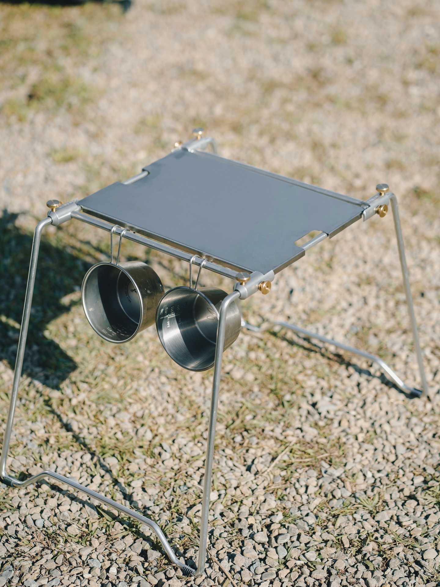 日月鉄工所 禪悅 銀色  (桌框+桌腳+外袋)