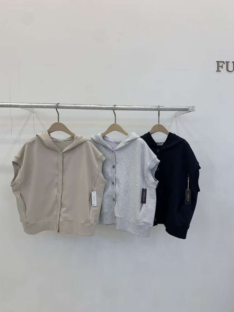 FP6003 無袖連帽寬松衛衣